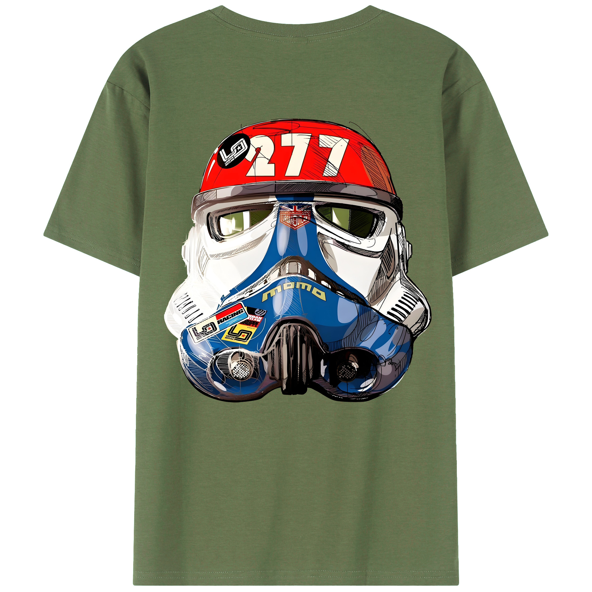 （画像用） スター・ウォーズ Star Wars 綿100％ メンズ半袖Tシャツ（バックプリント） 通気性